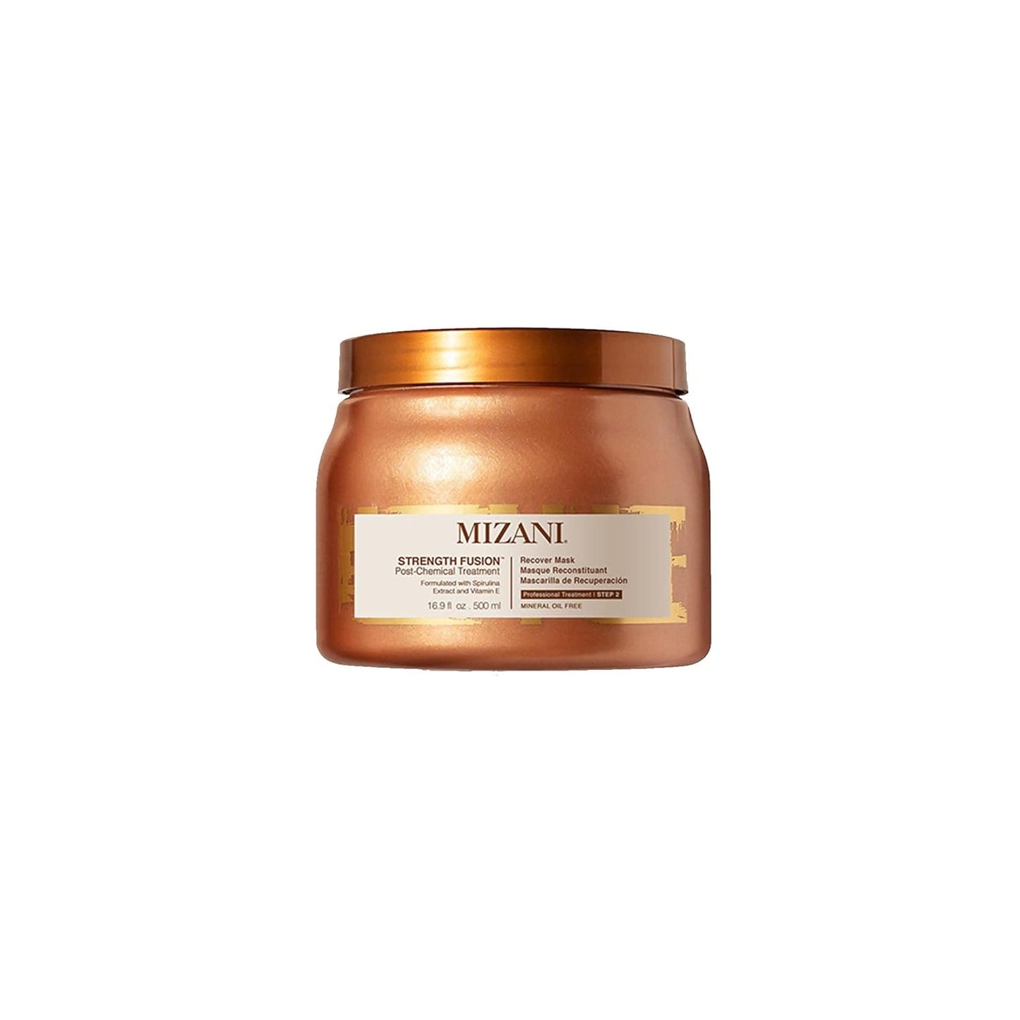 Strength Fusion Recover Mask | Intense Night-Time Treatment | for Damaged Hair | 16.9 Fl Oz
