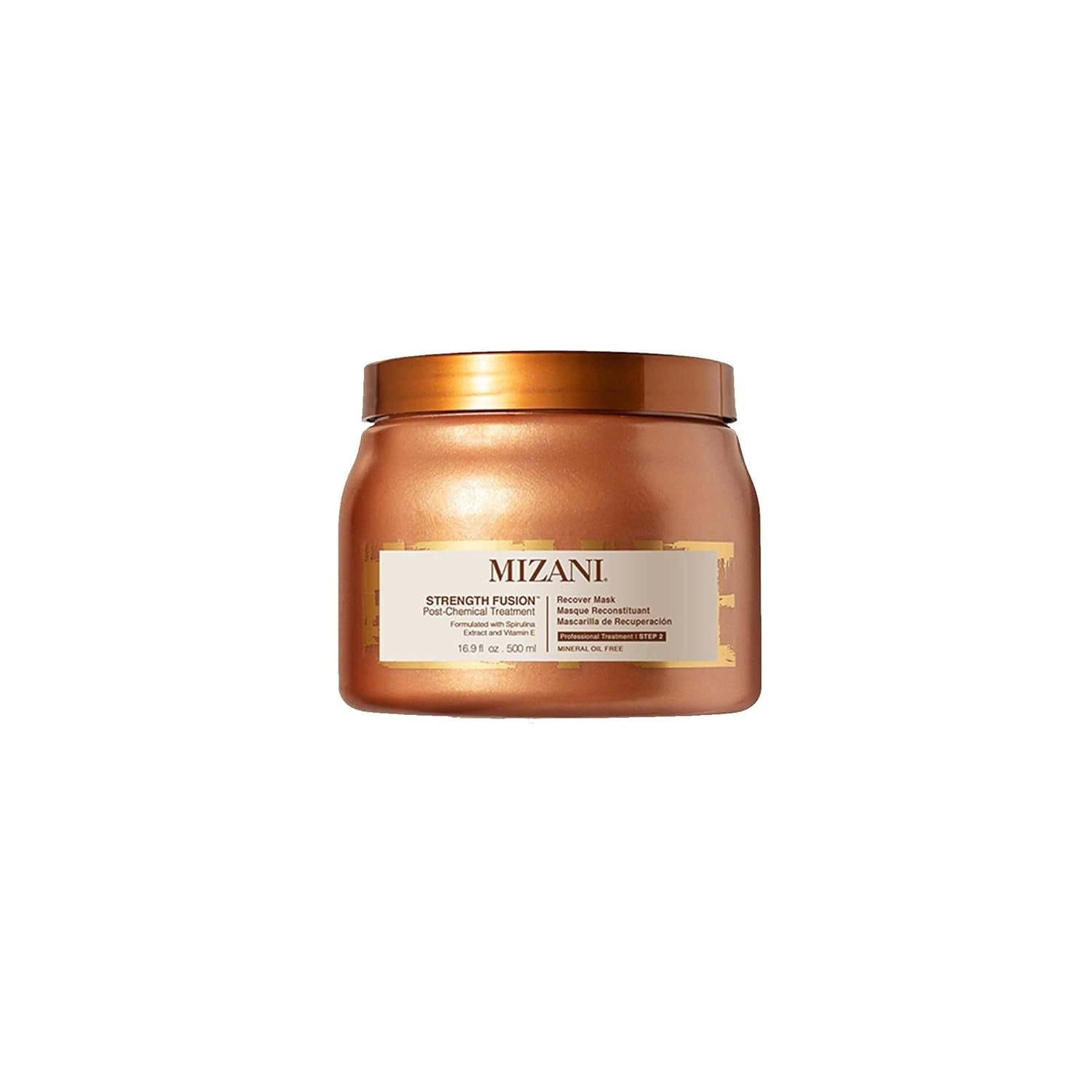 Strength Fusion Recover Mask | Intense Night-Time Treatment | for Damaged Hair | 16.9 Fl Oz